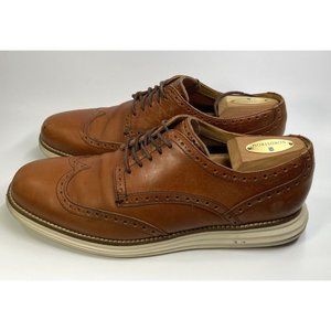 COLE HAAN Original Grand Wingtip Dress Shoes Oxford Mens Size US 10M EUR 44